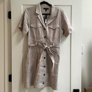 Banana republic button front dress